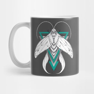 Geometric Moth Mug